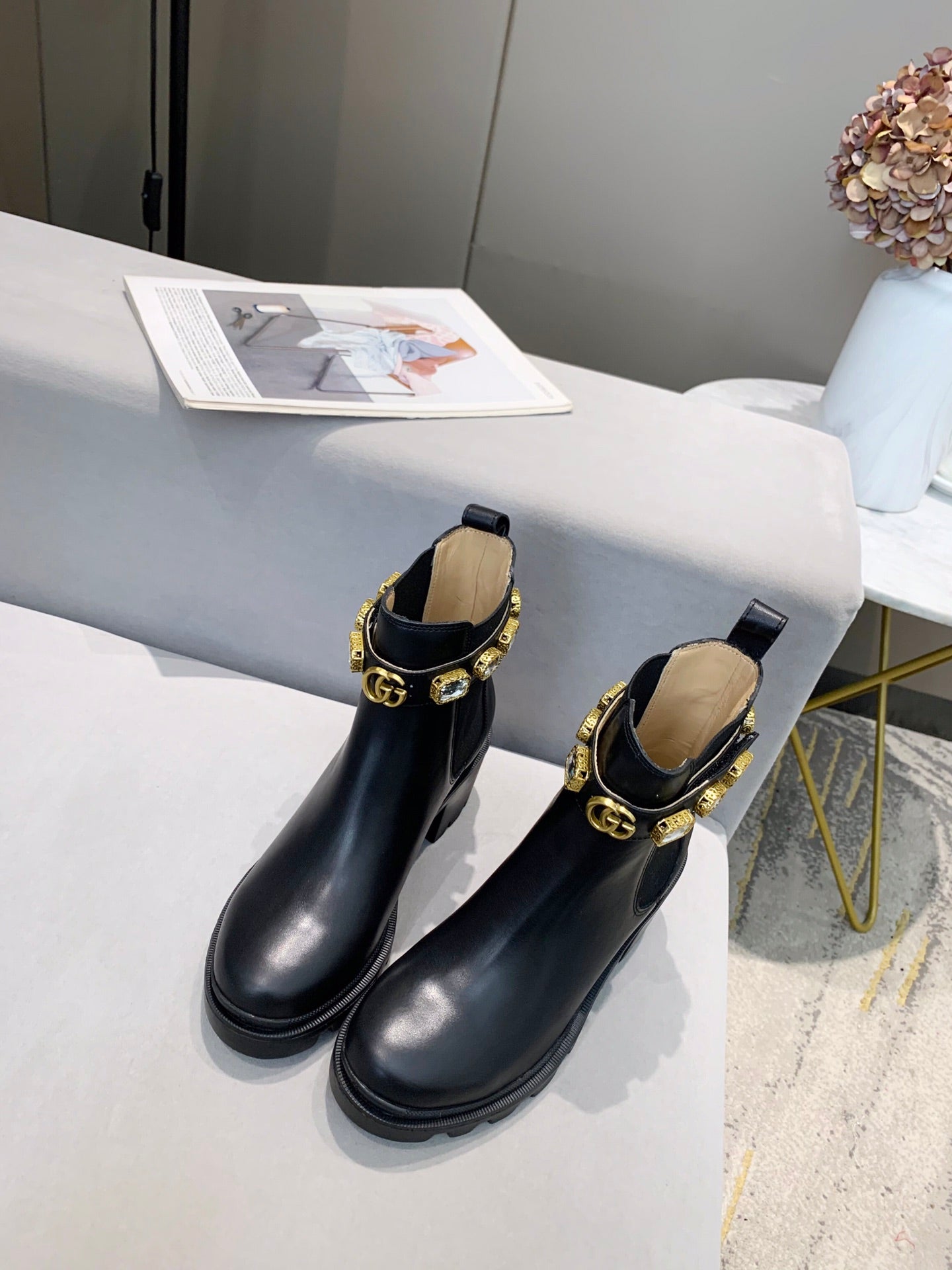 2XB195Z Popular leather boot (top layer leather lining)
