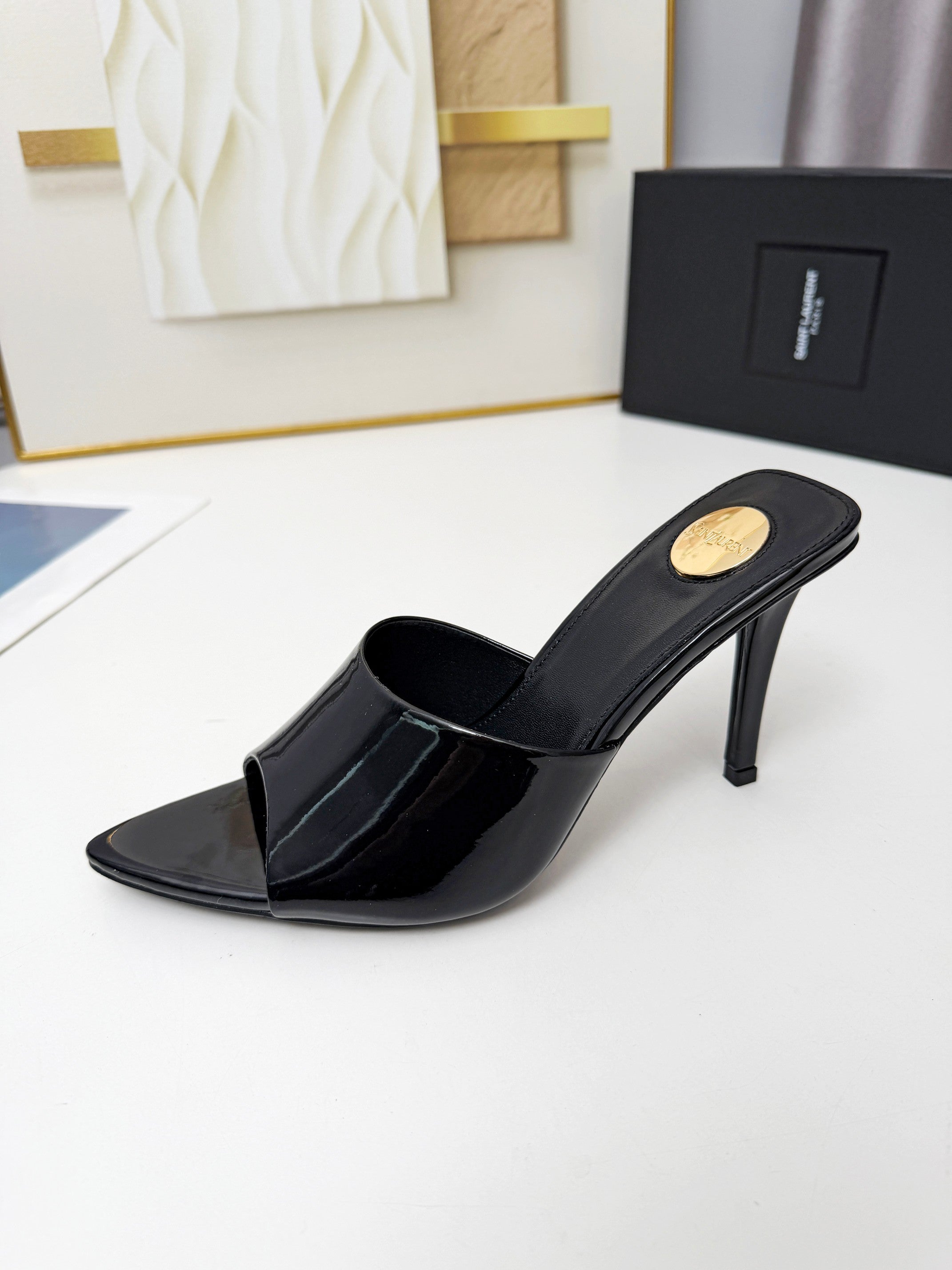 236PSL6Z Popular high-quality leather Shoes(heel-height 9cm)