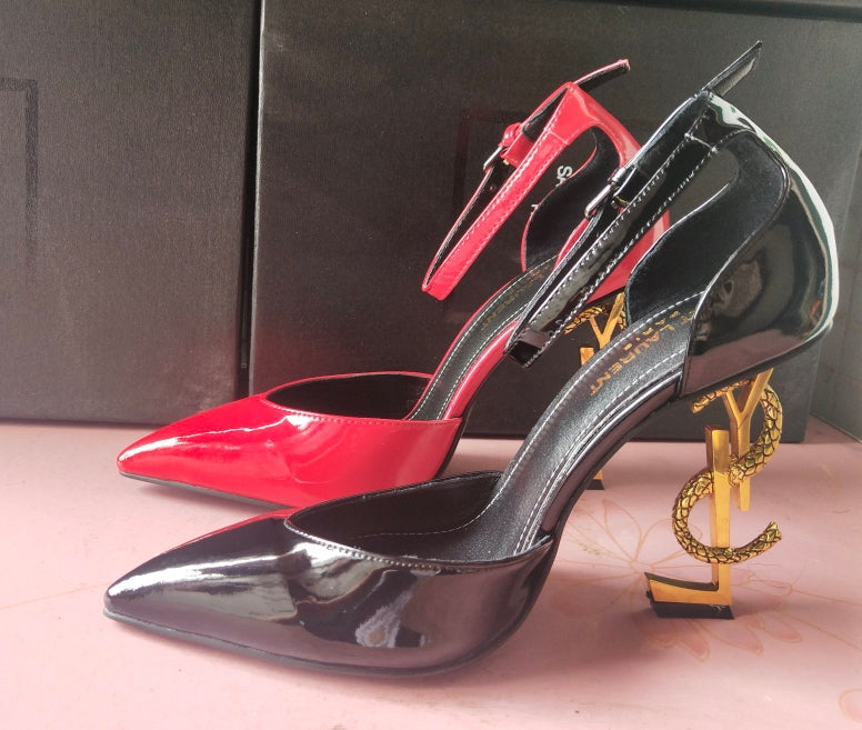 2XSL158Z Popular leather high heels（patent leather）