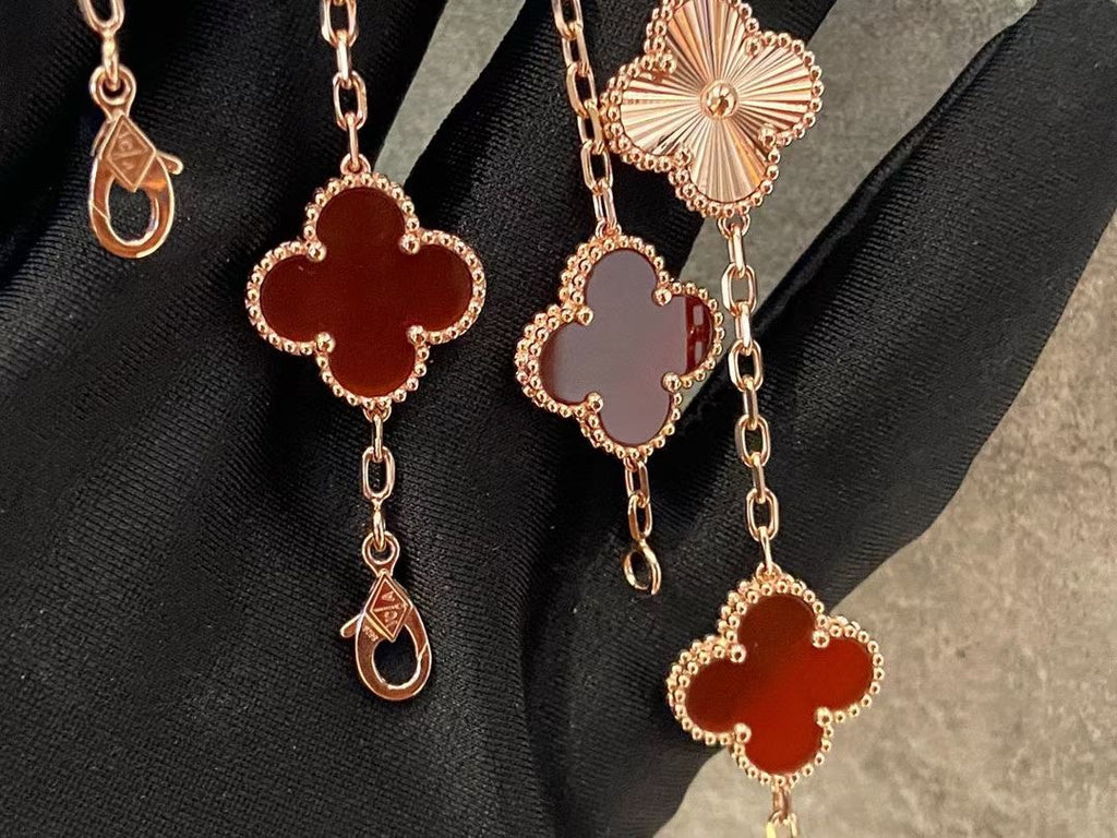 5XVA190K  Popular  6 flowers bracelets+2 flowers earrings