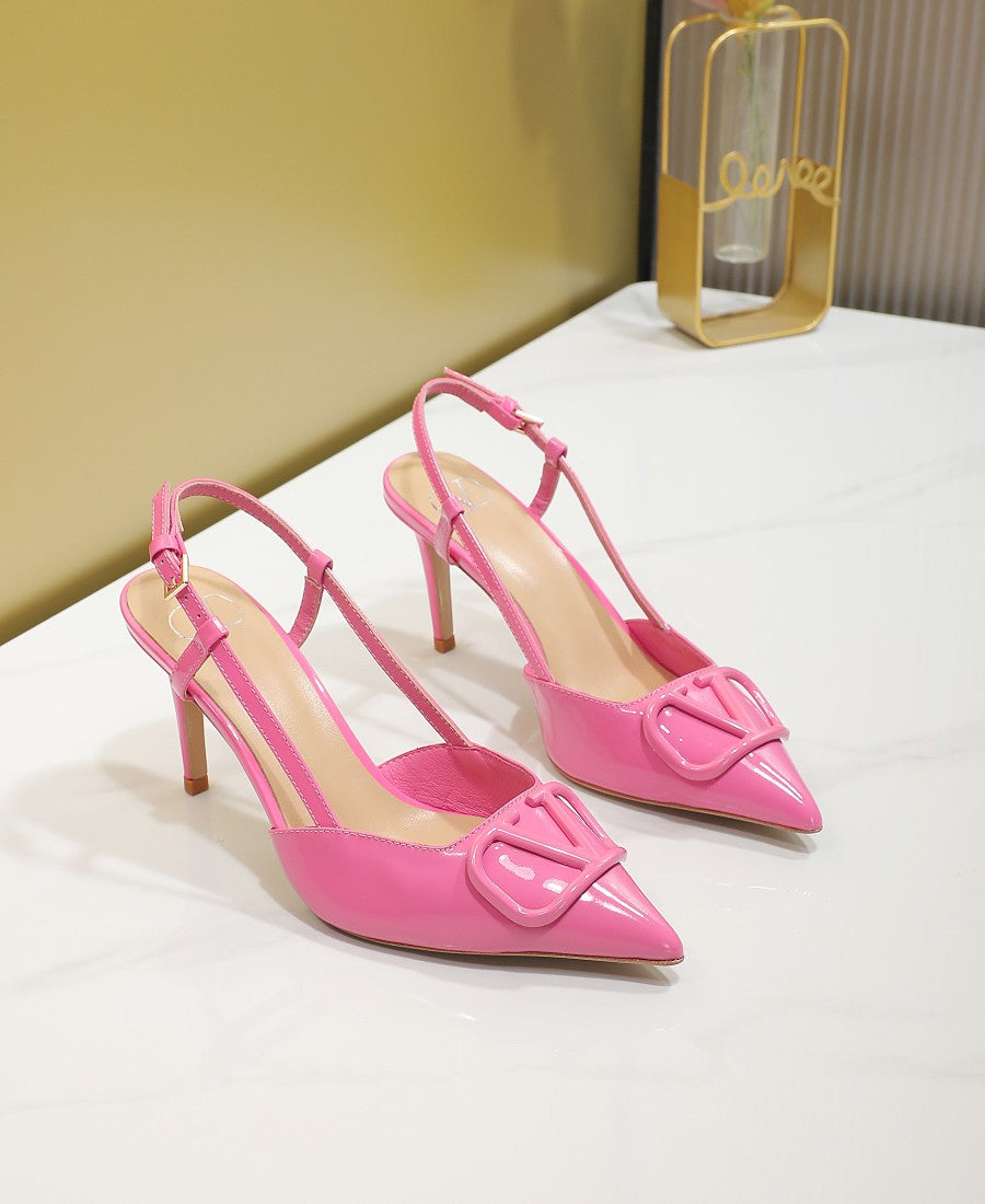 245RVL21Z Popular leather  High heels