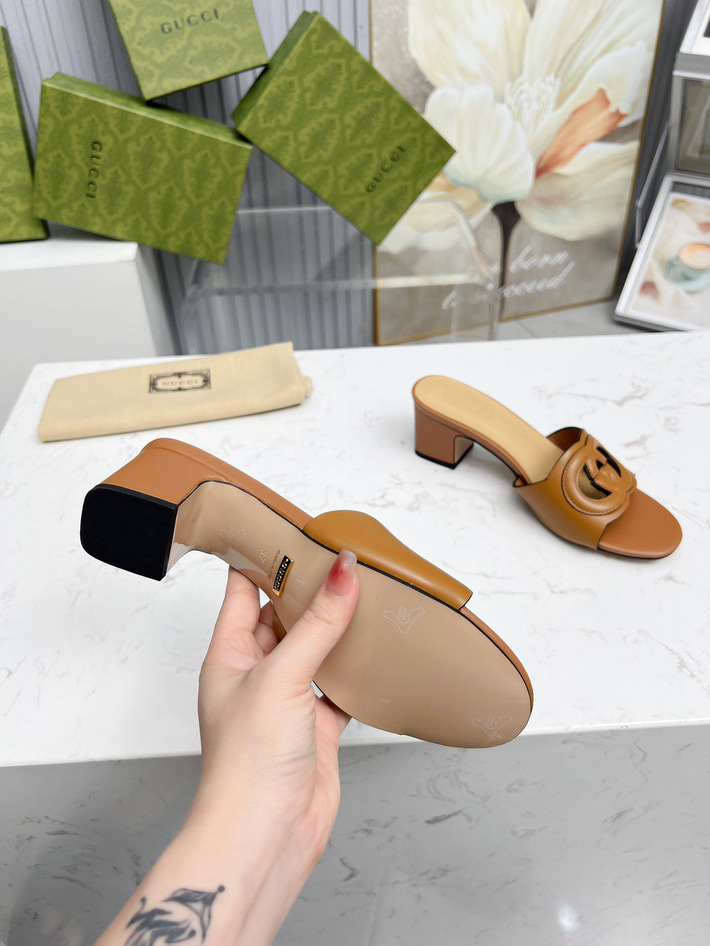 256XB32Z Popular high-quality leather Shoes 5.5cm