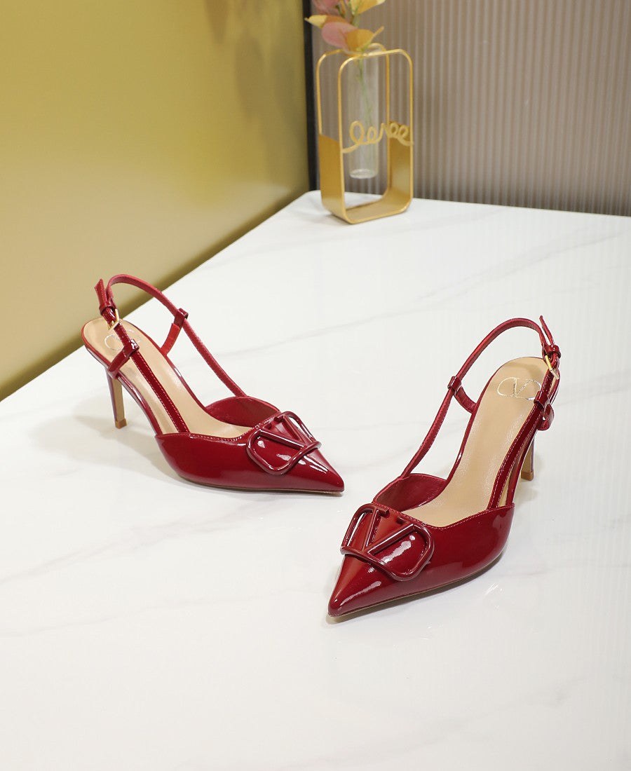 245RVL21Z Popular leather  High heels