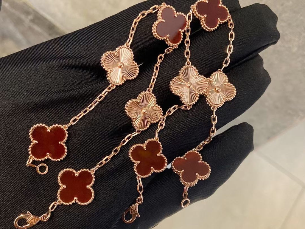 5XVA190K  Popular  6 flowers bracelets+2 flowers earrings