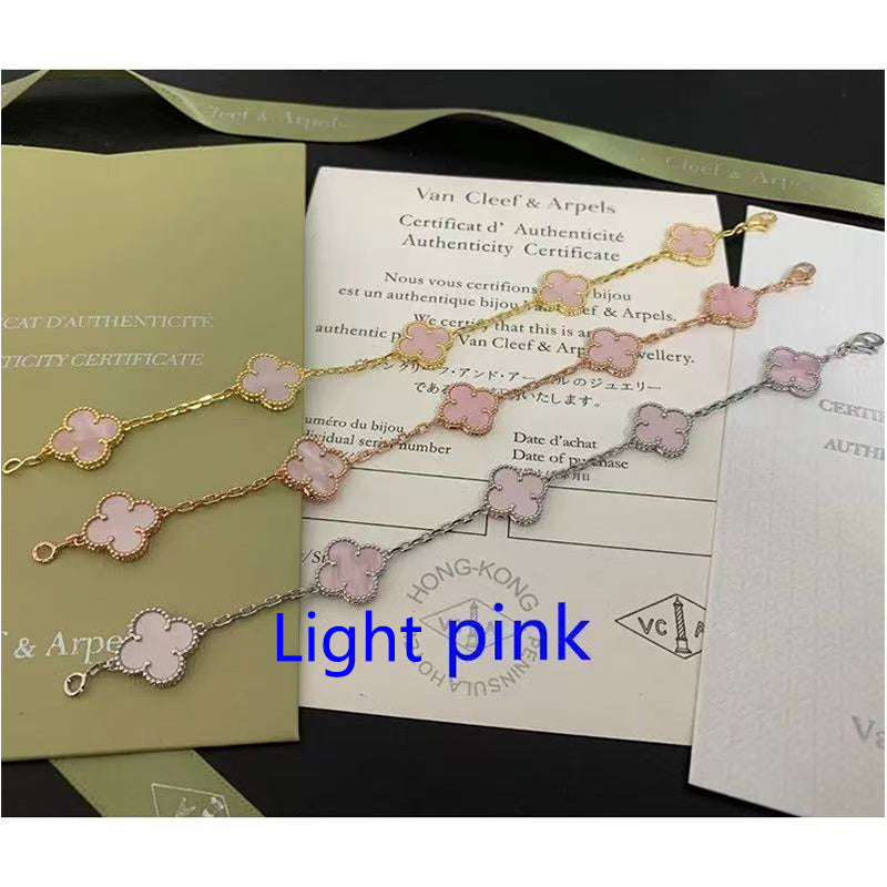 5XVA180K  Popular bracelets 5 flowers normal size1.5cm flower