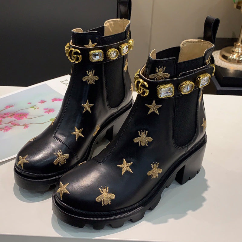 2XB199Z Popular leather boot (top layer leather lining)