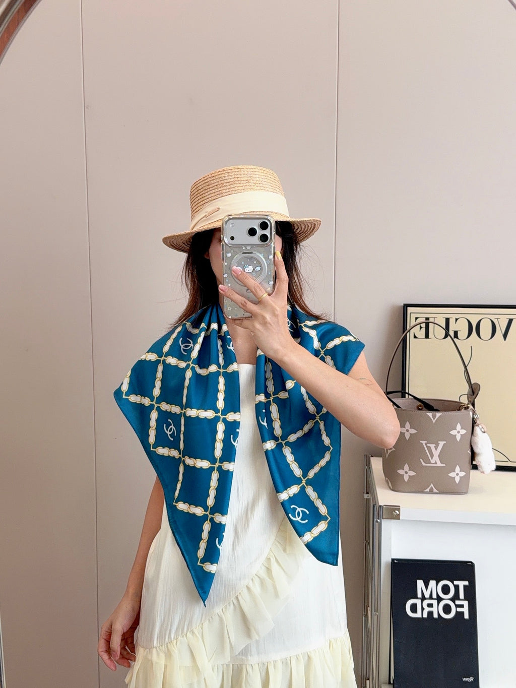 136NC7W Popular Silk Scarve