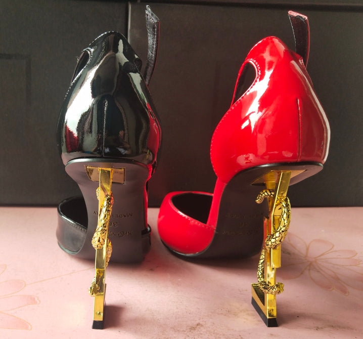 2XSL158Z Popular leather high heels（patent leather）