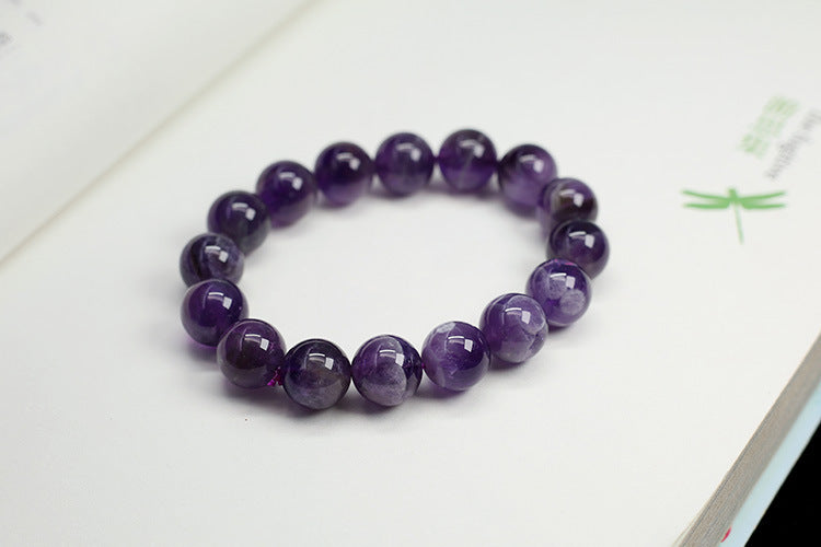Natural crystal bracelet, women's dreamy amethyst bracelet DIY, ashore purple natural gemstone best friend bracelet