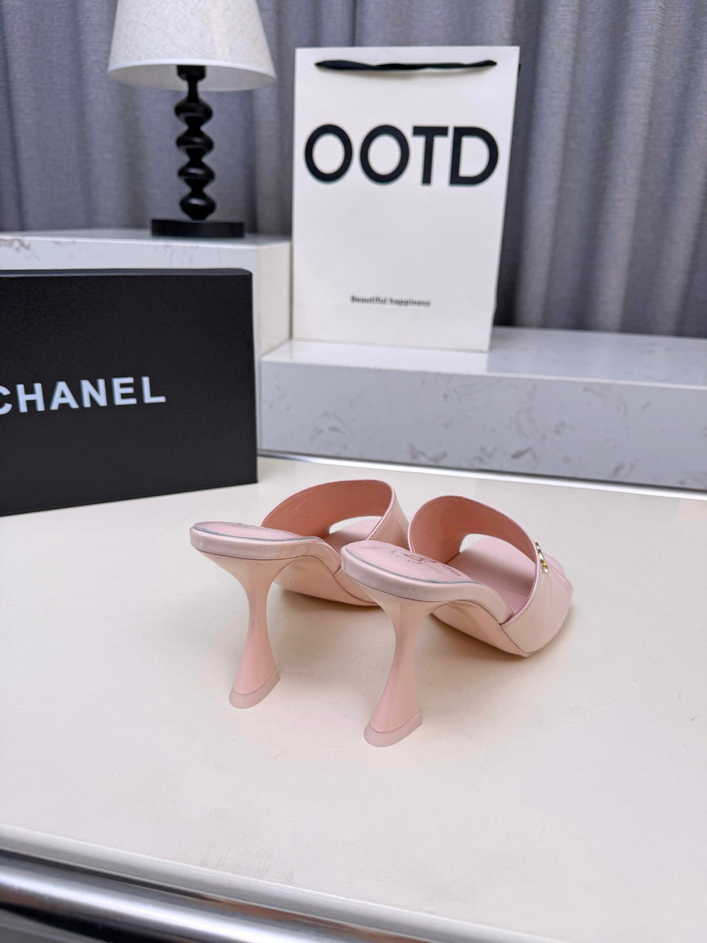 Z2X66C46 Popular leather High heels 9cm