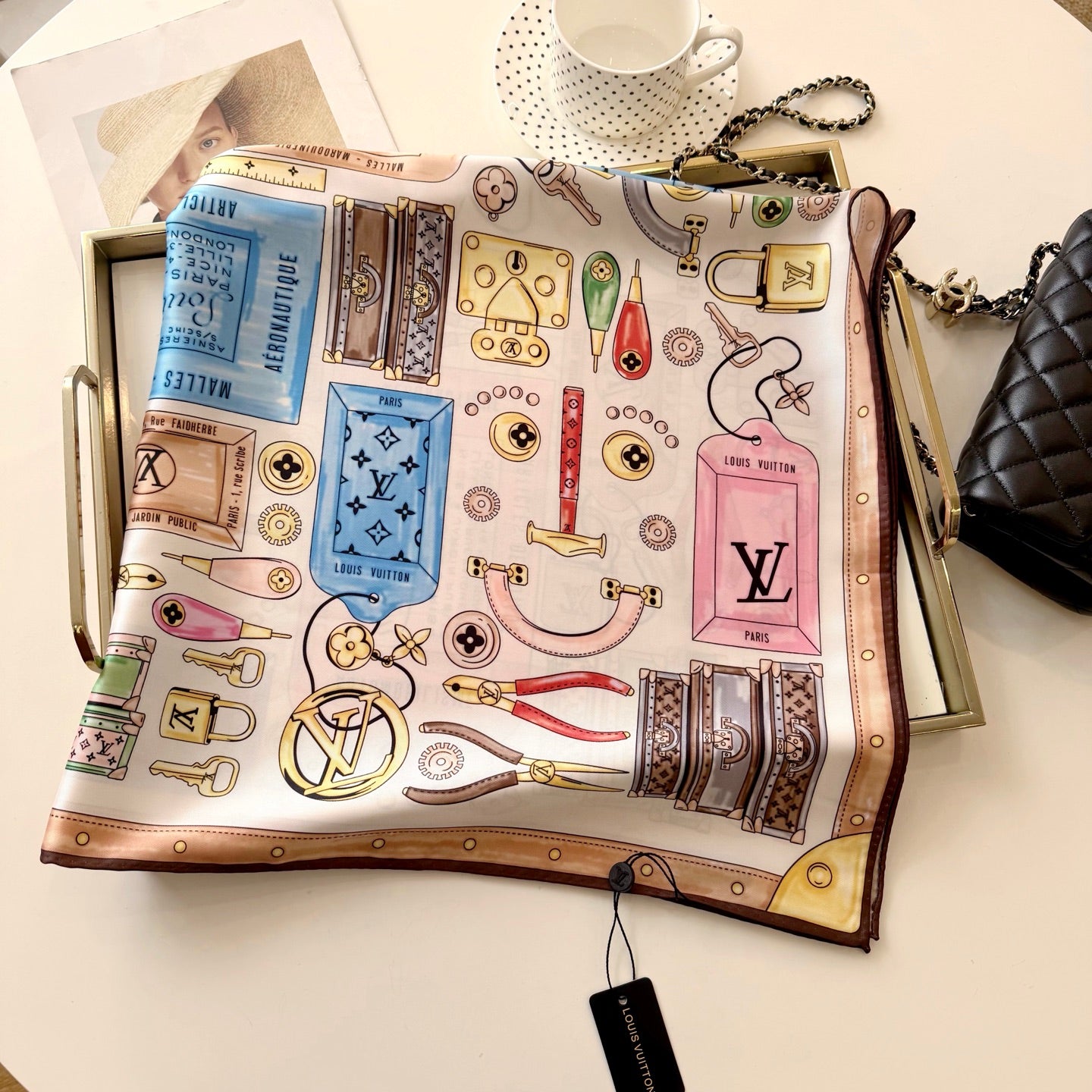 136NE18W Popular Silk Scarve