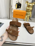 Z2X66B52  Popular high-quality leather slippers