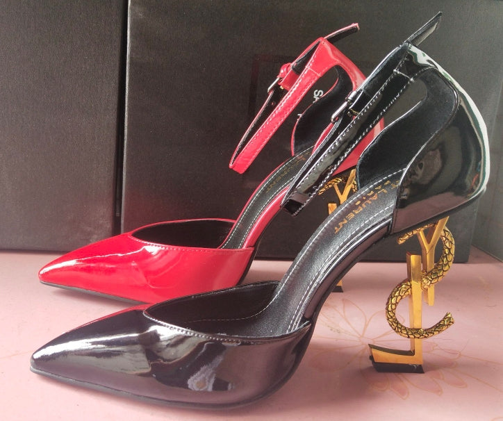 2XSL158Z Popular leather high heels（patent leather）