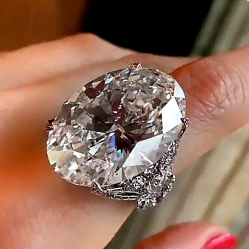 P5QA12J  Popular Moissanite Jewelry Wedding Diamond Ring