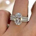 P5QA25J  Popular Moissanite Jewelry Wedding Diamond Ring