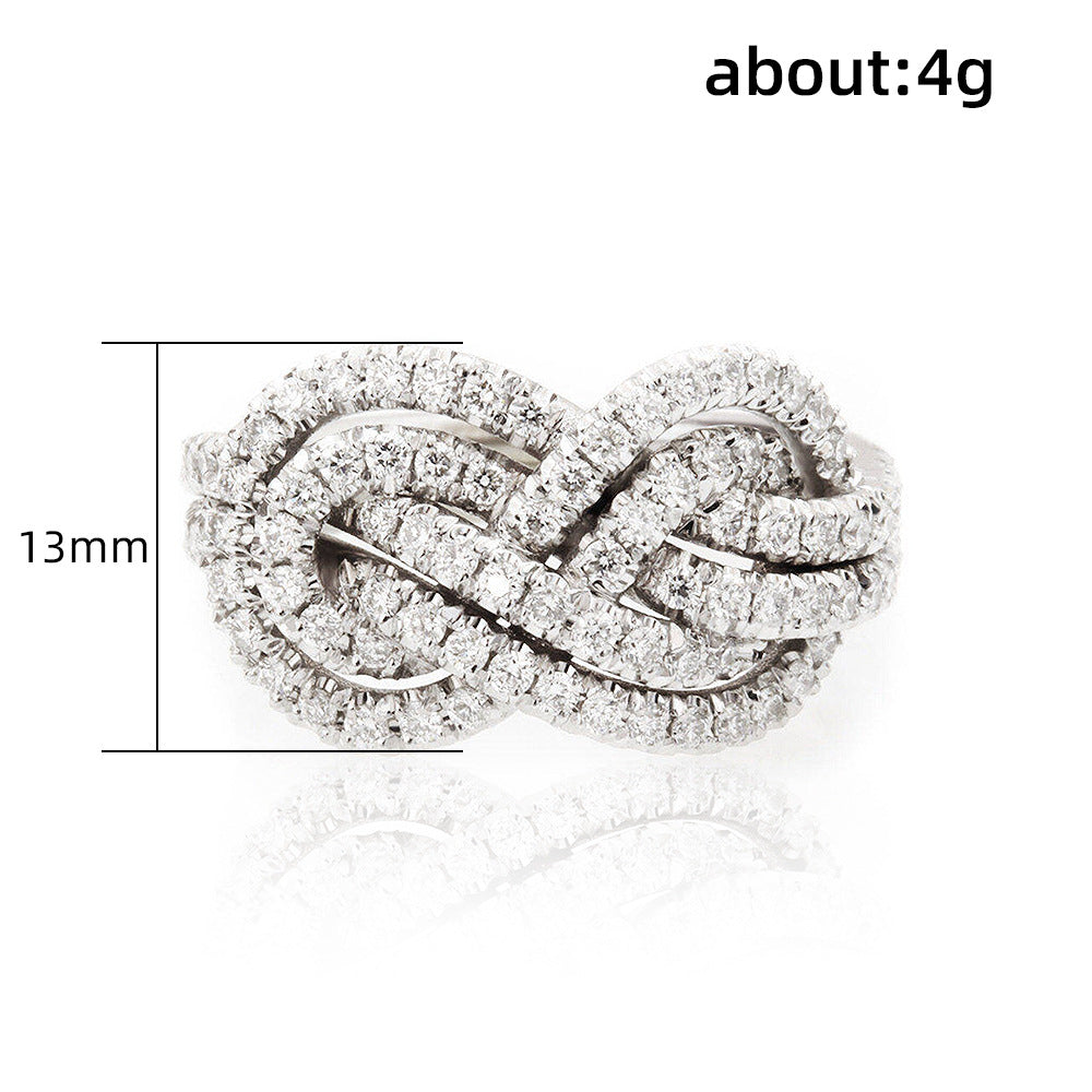 P5QA30J  Popular Moissanite Jewelry Wedding Diamond Ring