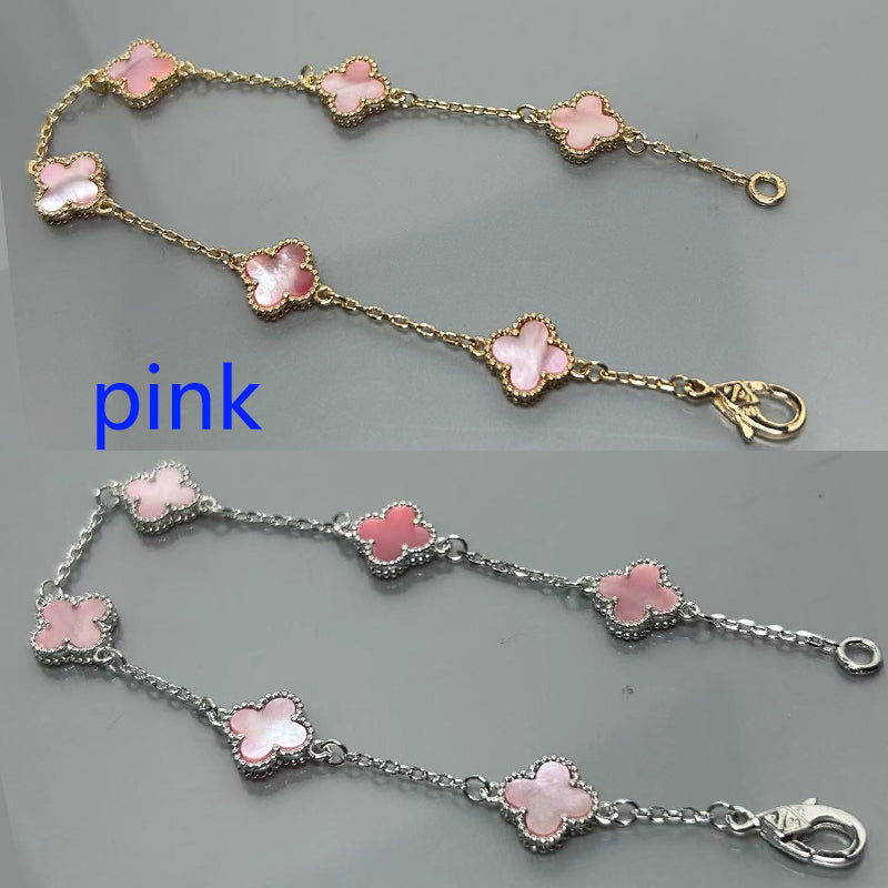 5XVA183K  Popular bracelets 6 flowers mini size 0.9cm flower