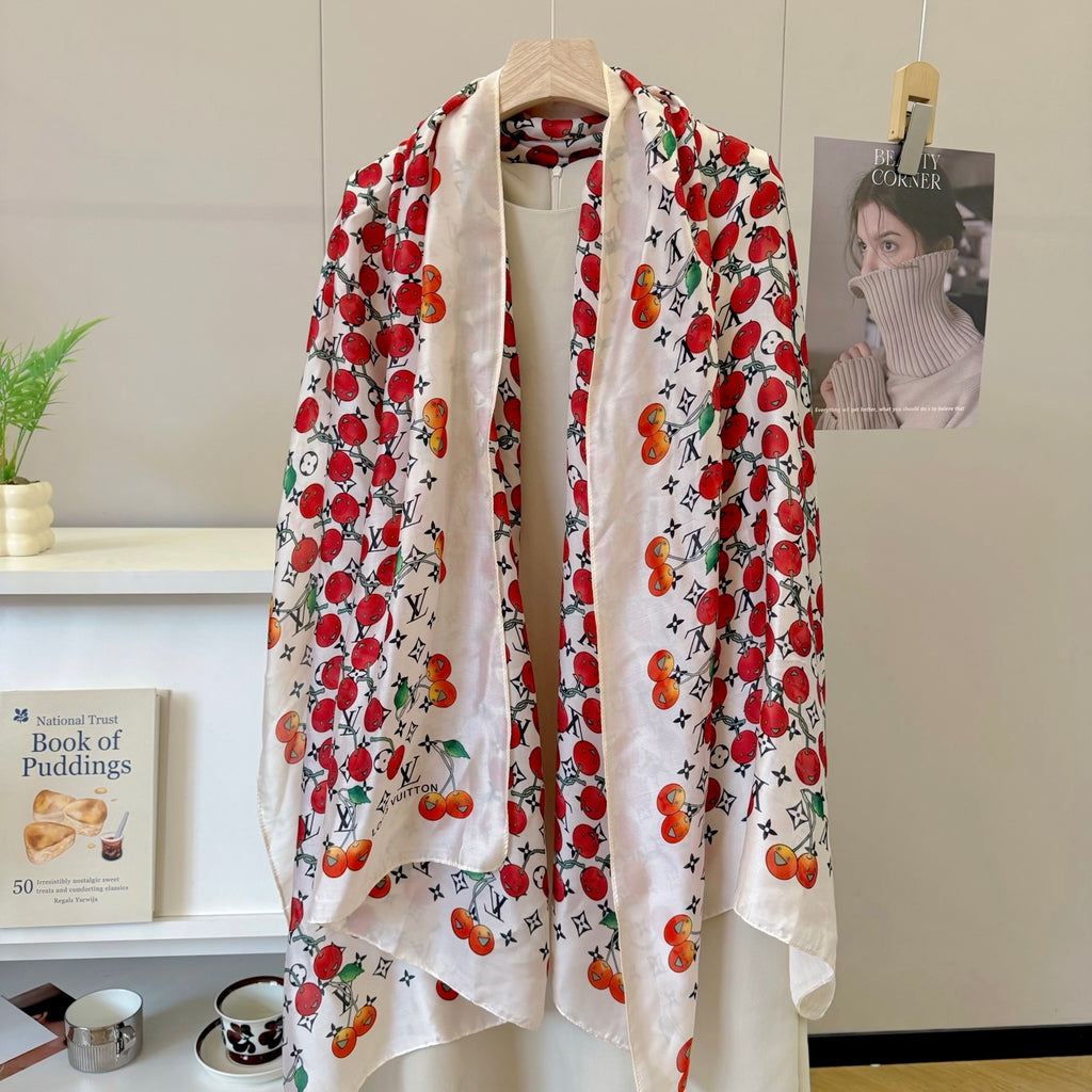 135ZE199W  Popular Silk Scarve