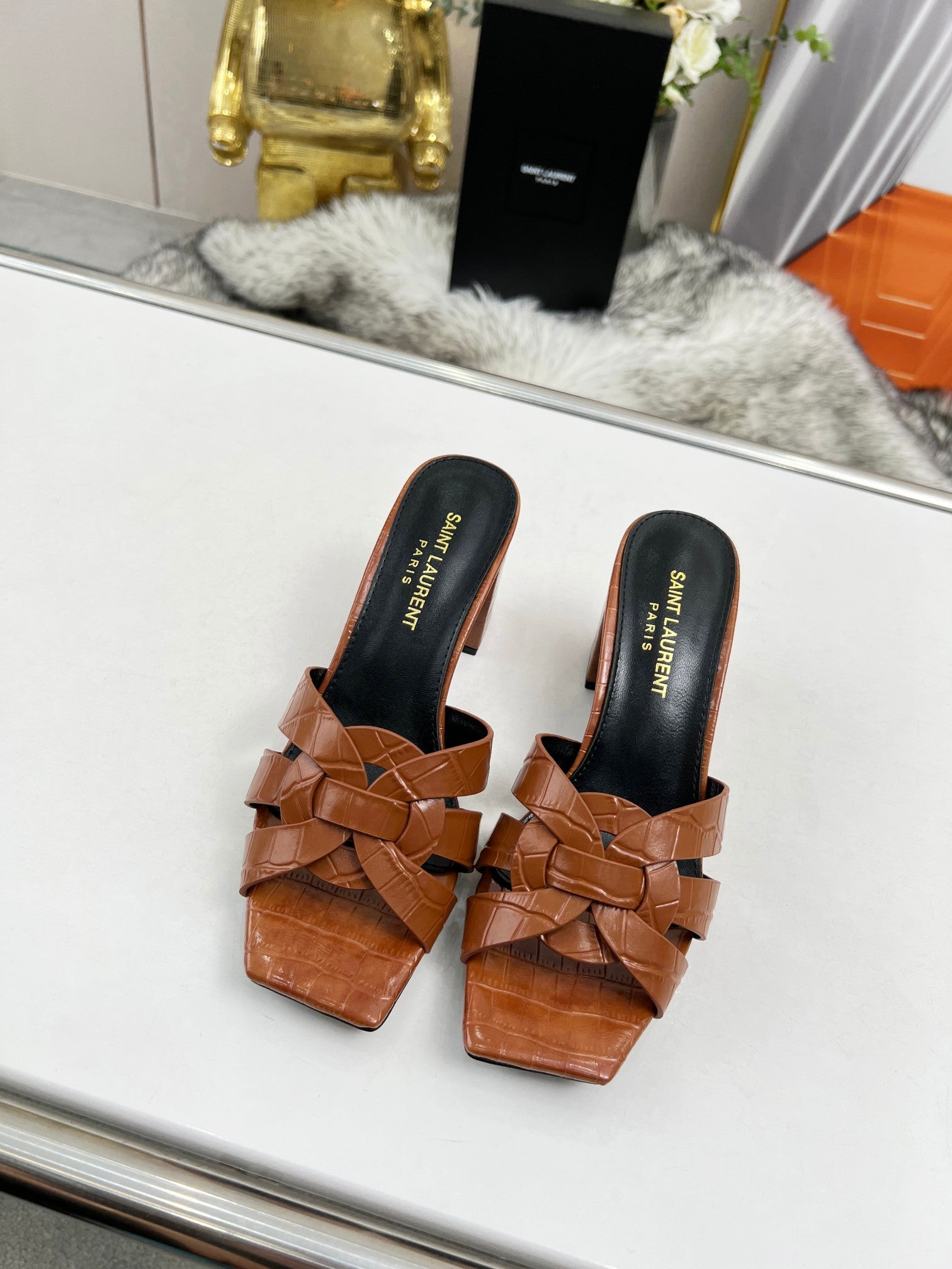 285ZSL35Z  Popular leather High heels(Heel height 6.5CM)