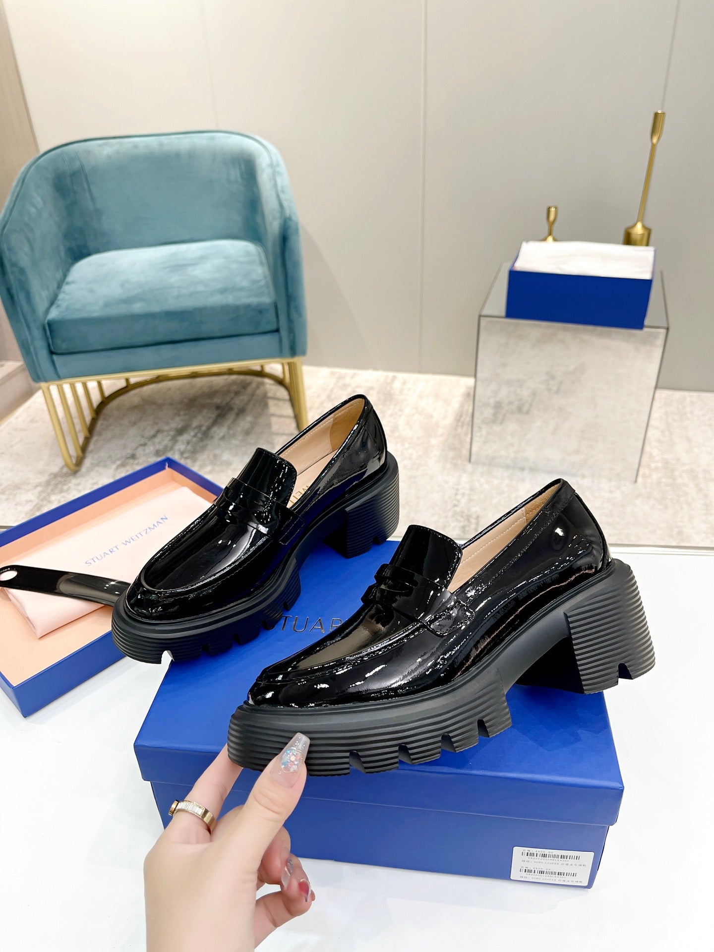 Z2P36A30 Popular high-quality leather Shoes（heel-height 6cm）