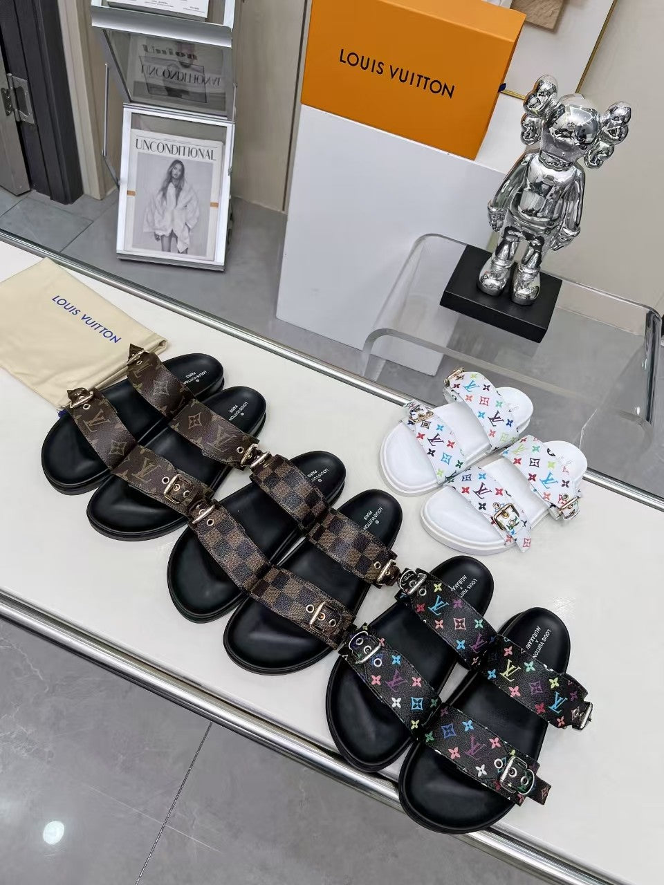 Z2X66B53 Popular high-quality leather slippers