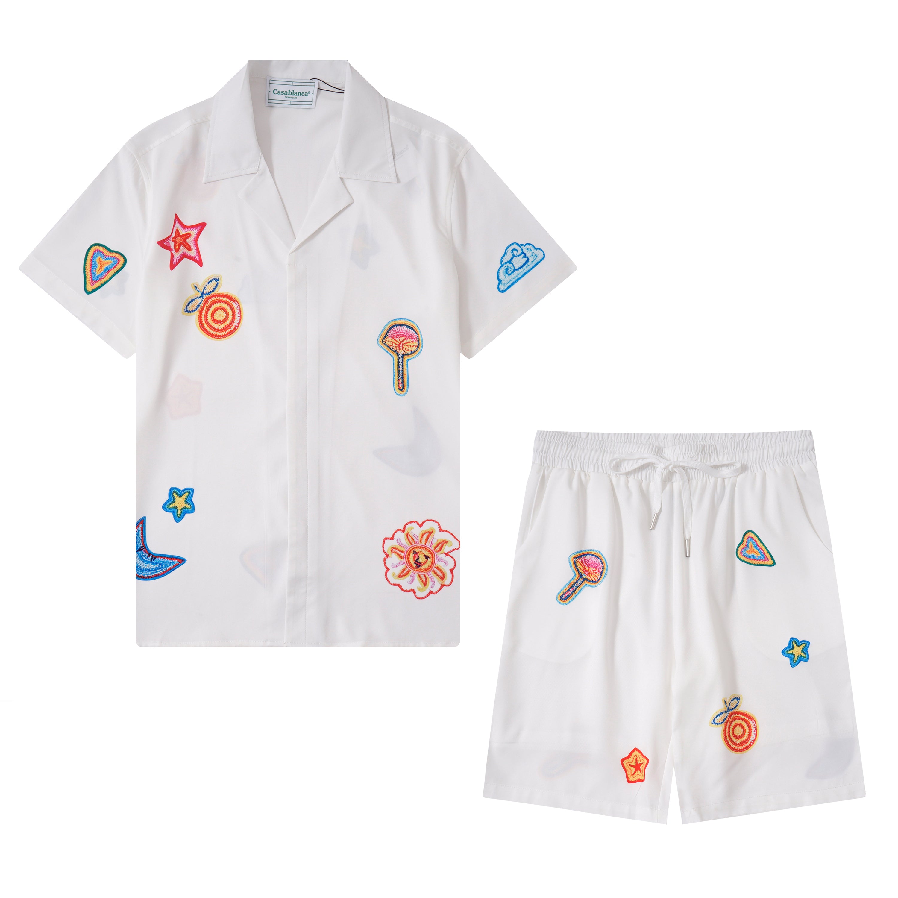 135RA136U Popular shirt and shorts set