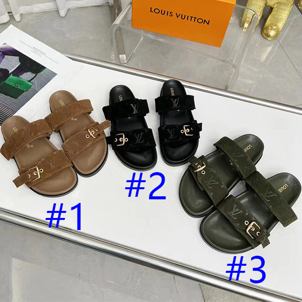 Z2X66B52  Popular high-quality leather slippers