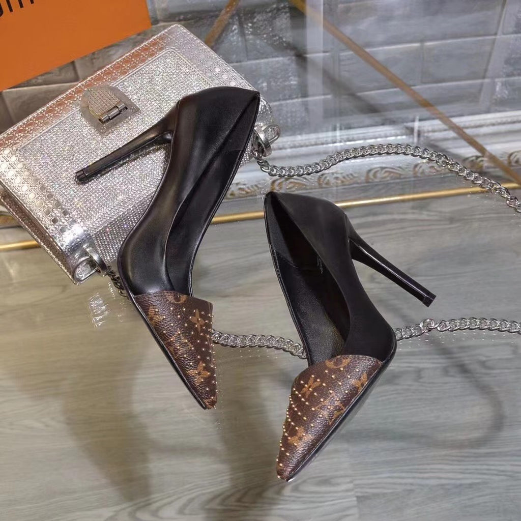 245RE34Z  Popular leather  High heels