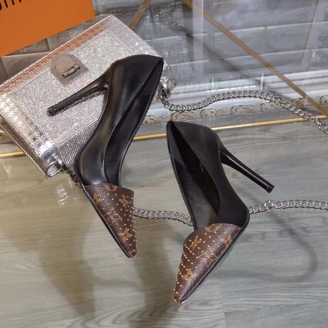245RE34Z  Popular leather  High heels