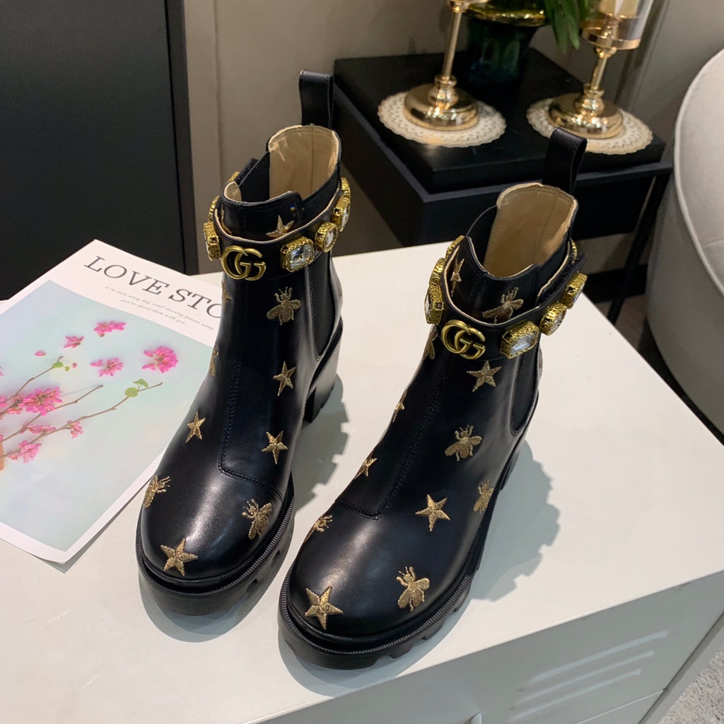 2XB199Z Popular leather boot (top layer leather lining)