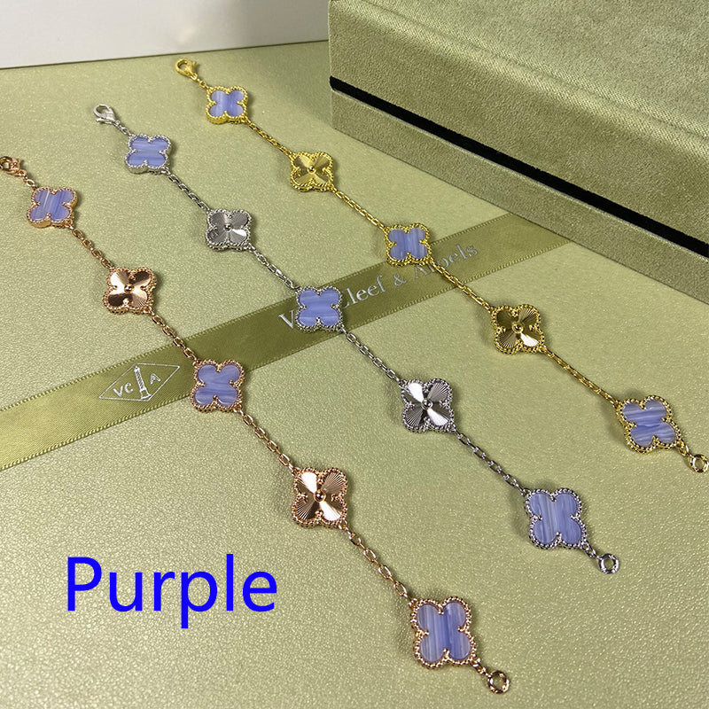 5XVA181K  Popular bracelets  5 flowers normal size1.5cm flower