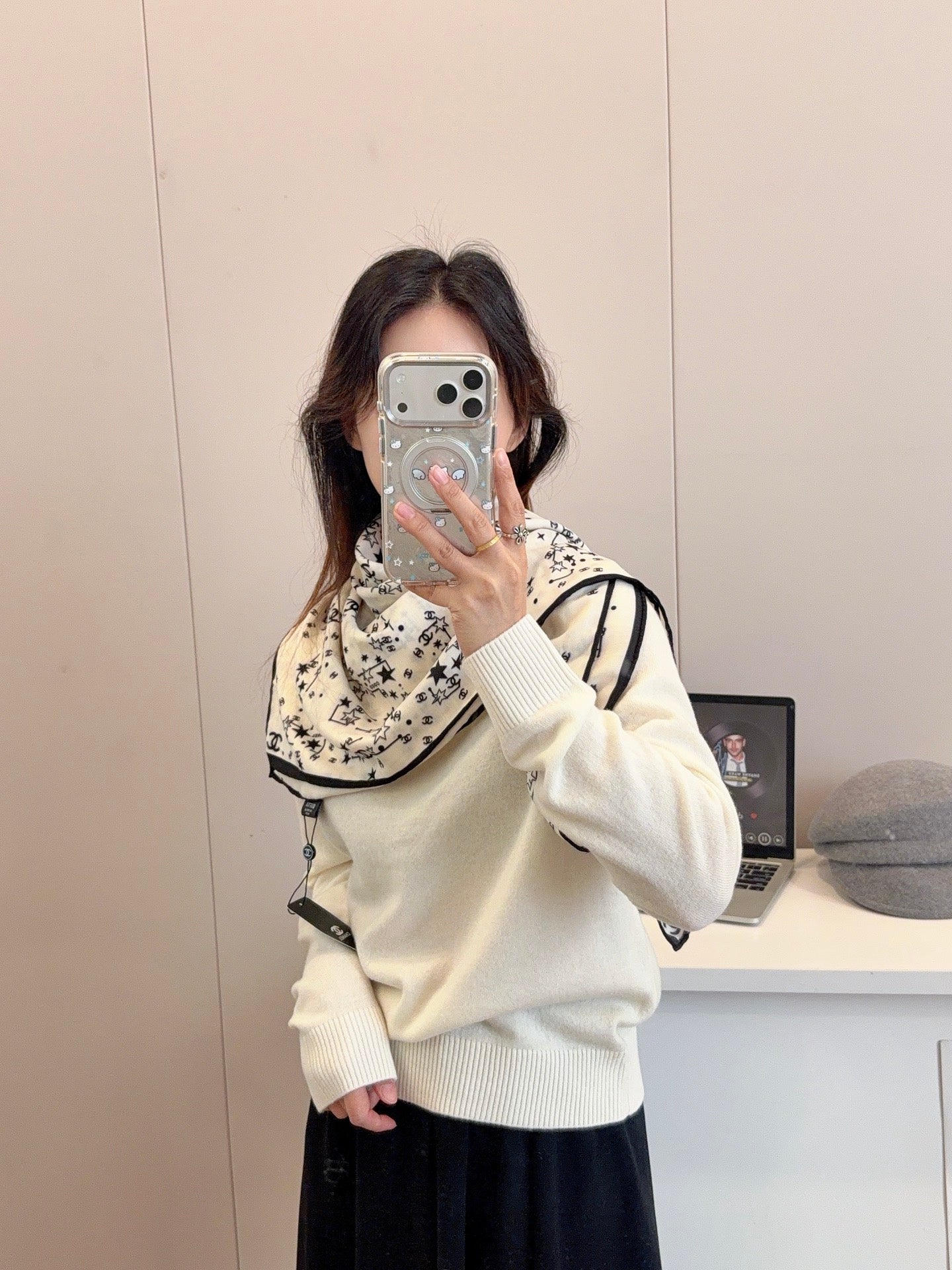 136NC33W Popular Silk Scarve