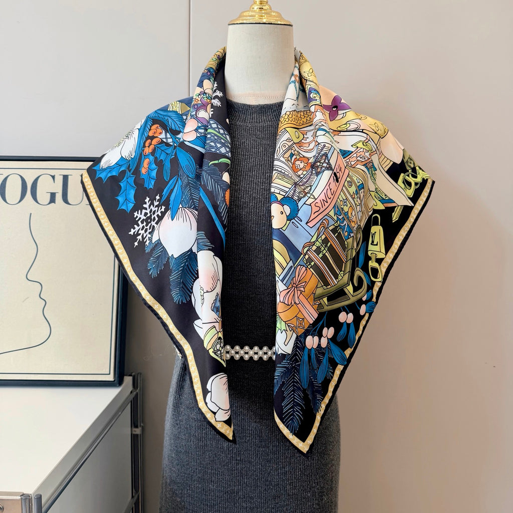 136NE6W Popular Silk Scarve