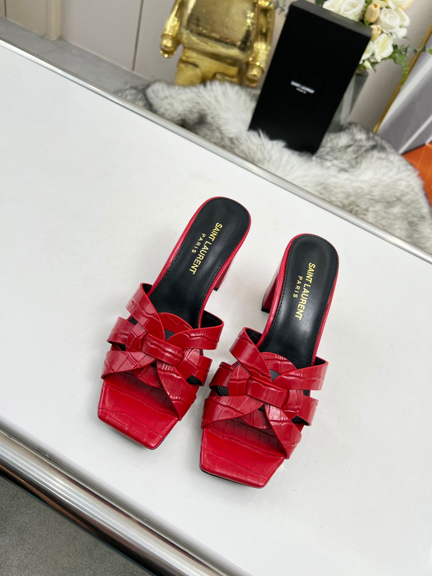 285ZSL35Z  Popular leather High heels(Heel height 6.5CM)