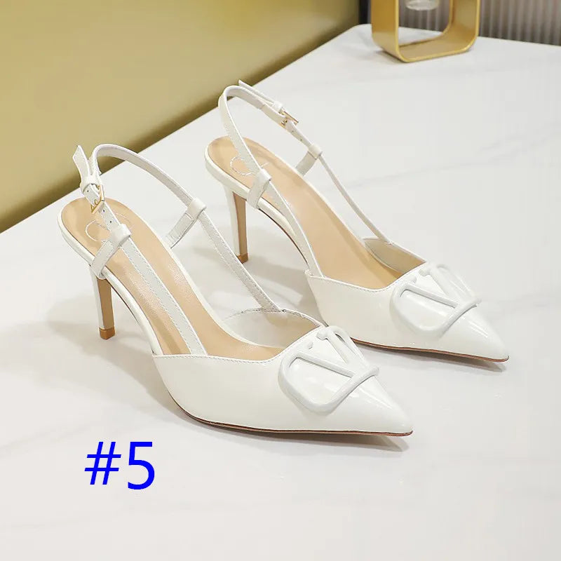 245RVL21Z Popular leather  High heels