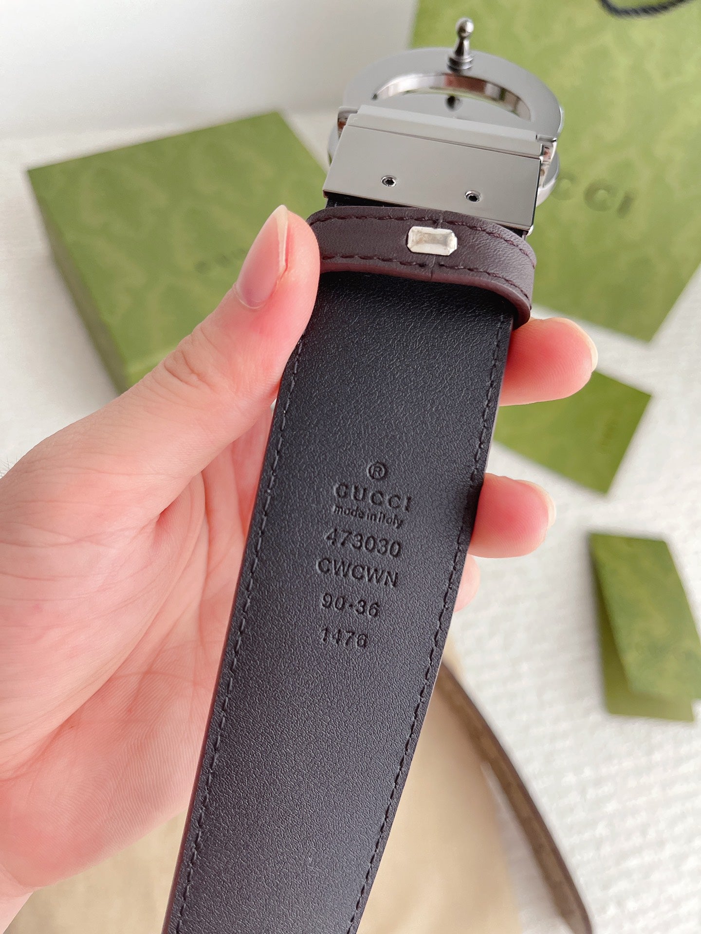 185NB1P Popular high-quality leather belt