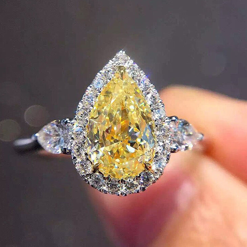 P5QA40J  Popular Moissanite Jewelry Wedding Diamond Ring