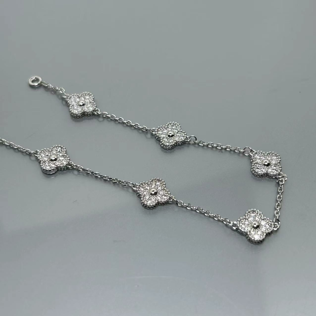5XVA183K  Popular bracelets 6 flowers mini size 0.9cm flower