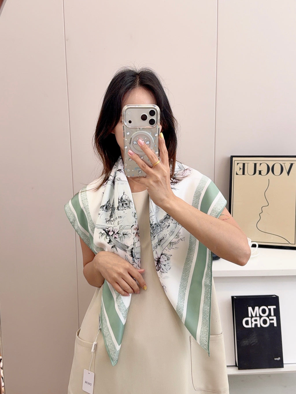 136ND21W Popular Silk Scarve