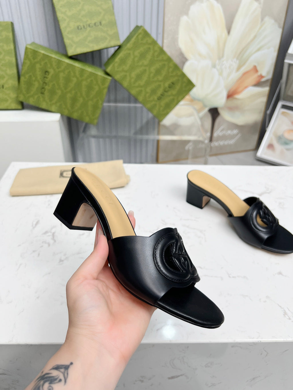 256XB32Z Popular high-quality leather Shoes 5.5cm