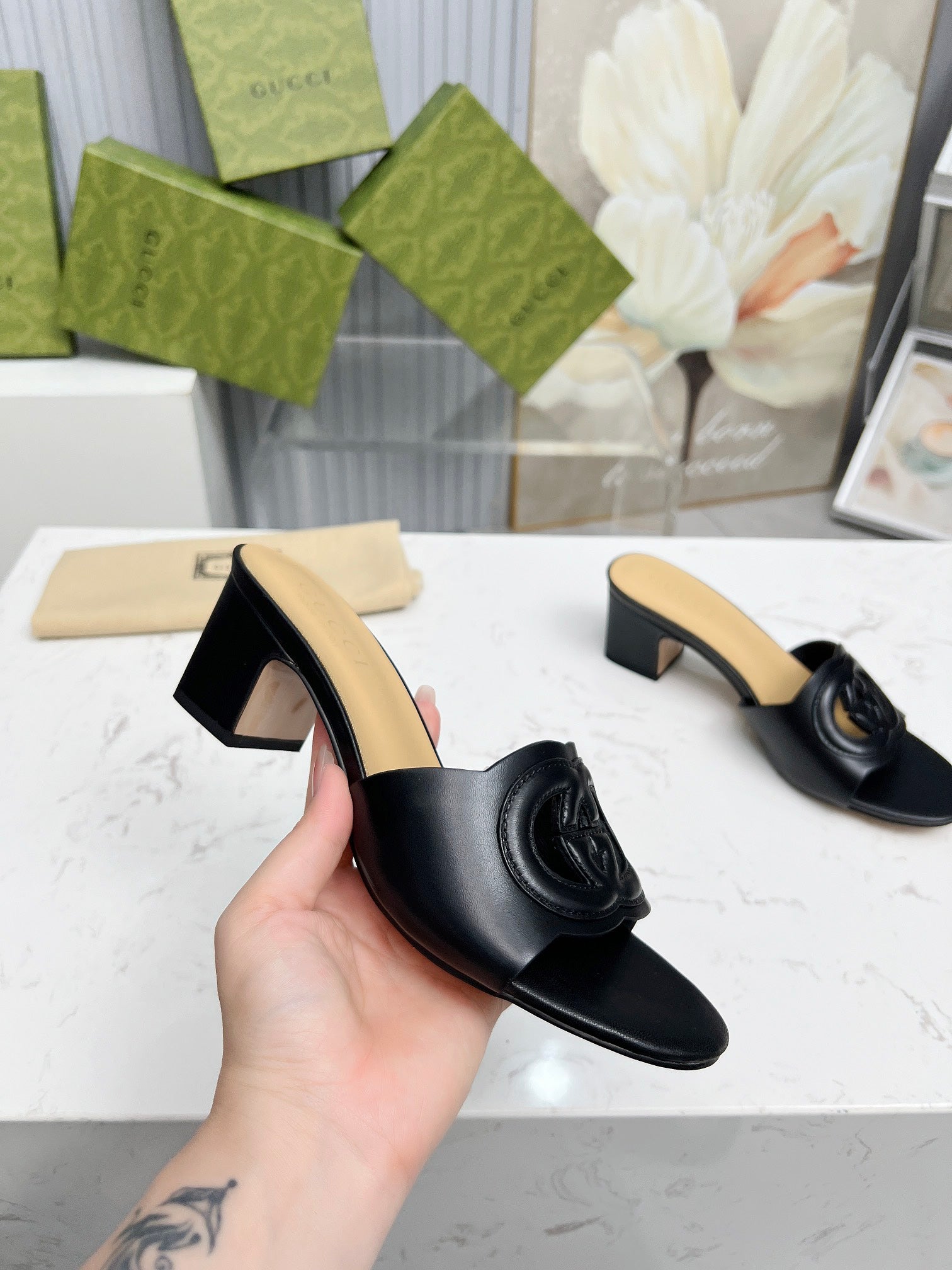256XB32Z Popular high-quality leather Shoes 5.5cm
