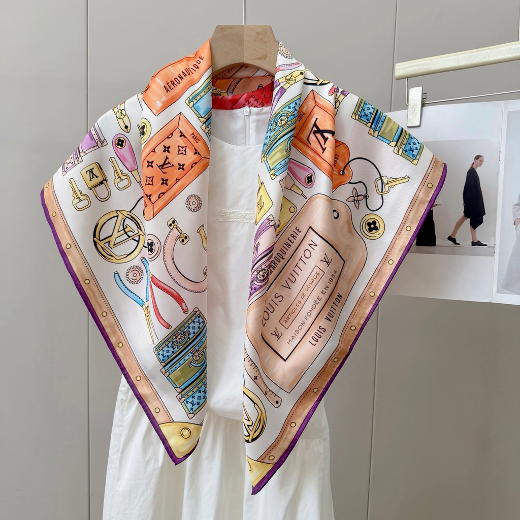 136NE18W Popular Silk Scarve
