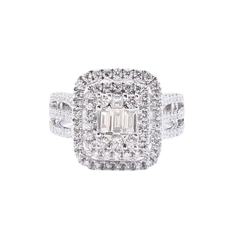 P5QA41J  Popular Moissanite Jewelry Wedding Diamond Ring