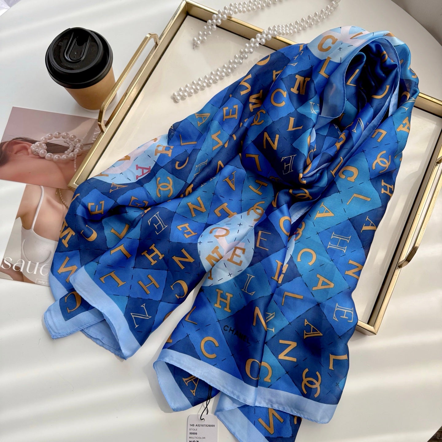 135ZC204W Popular Silk Scarve