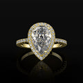 P5QA1J Popular Moissanite Jewelry Wedding Diamond Ring