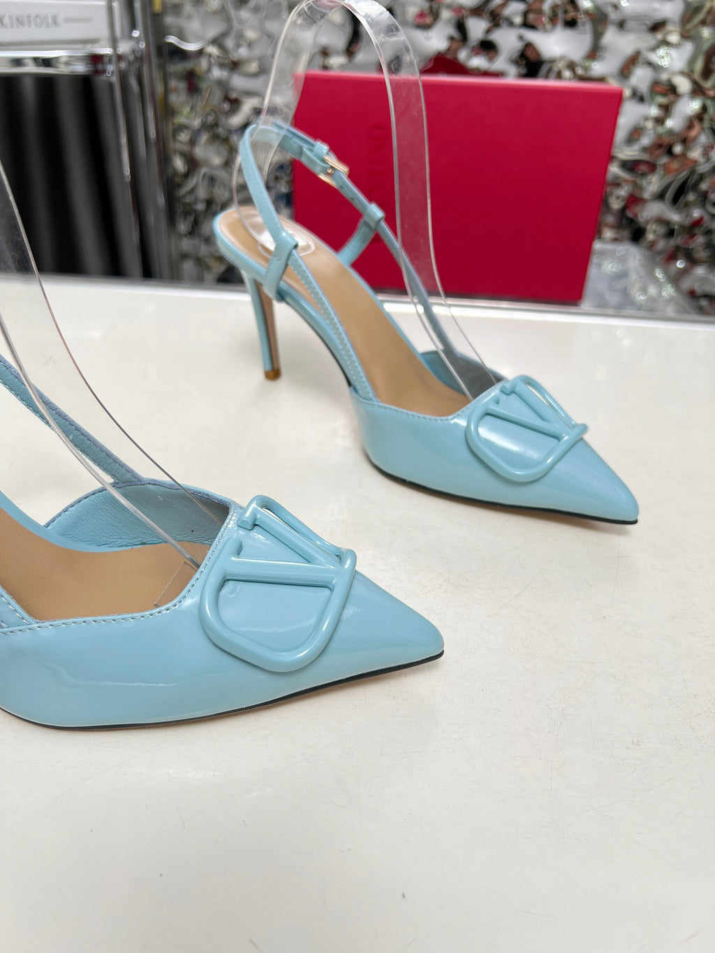 245RVL21Z Popular leather  High heels