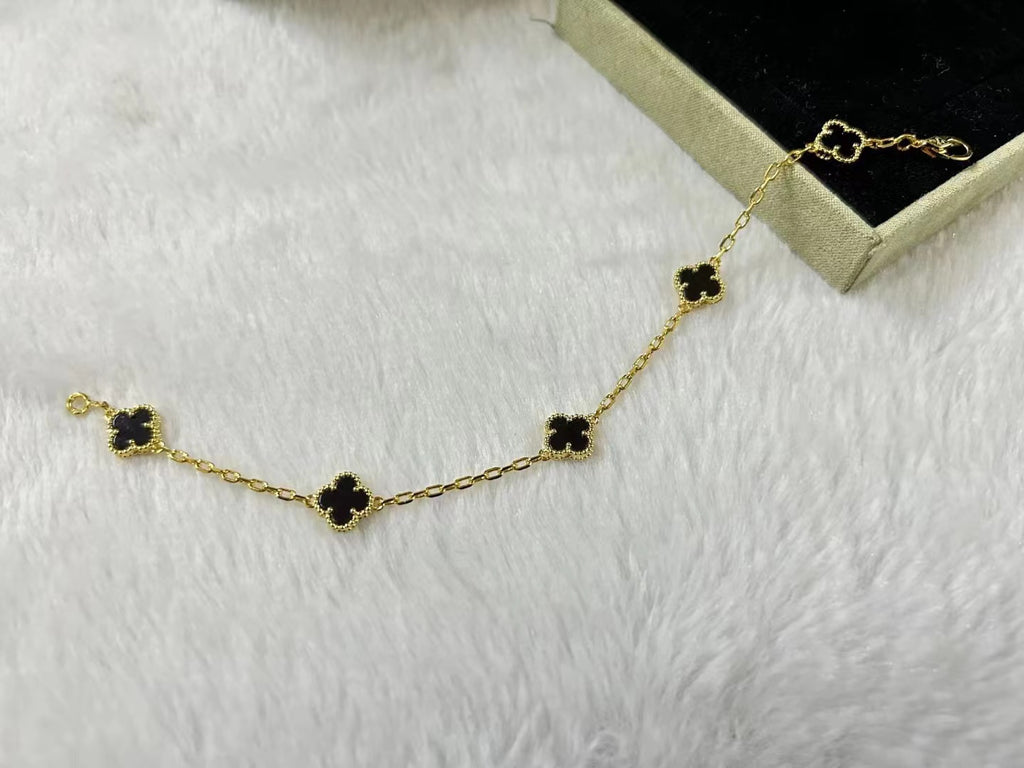 5XVA183K  Popular bracelets 6 flowers mini size 0.9cm flower