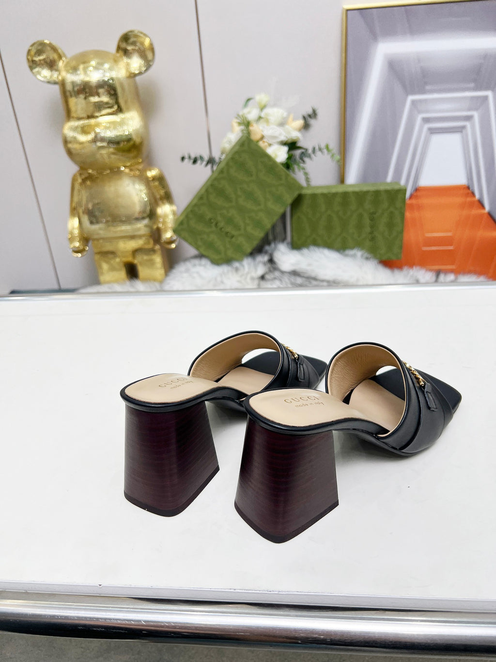 275NB11Z  Popular leather High heels