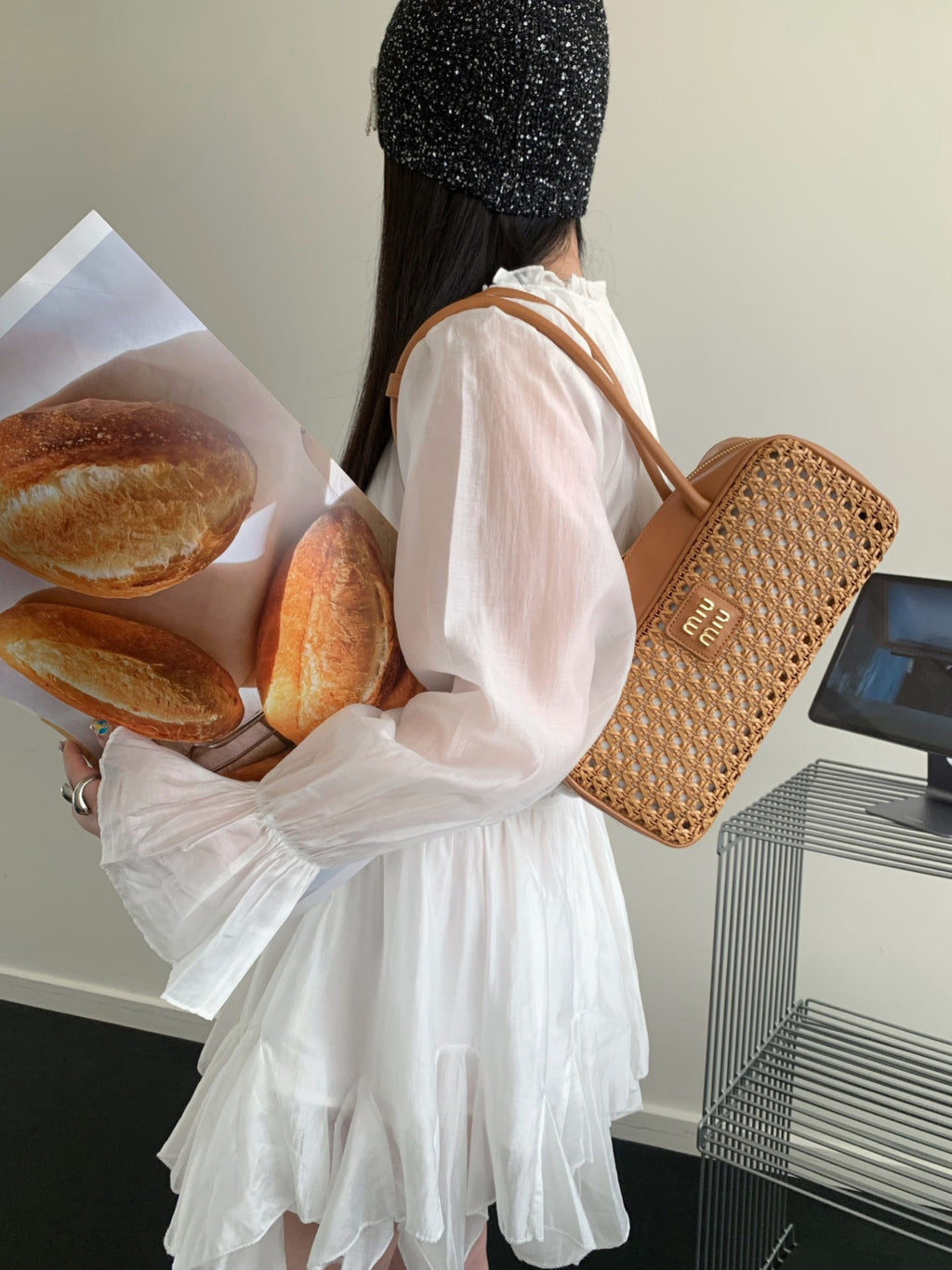 136PA51B Popular woven bag