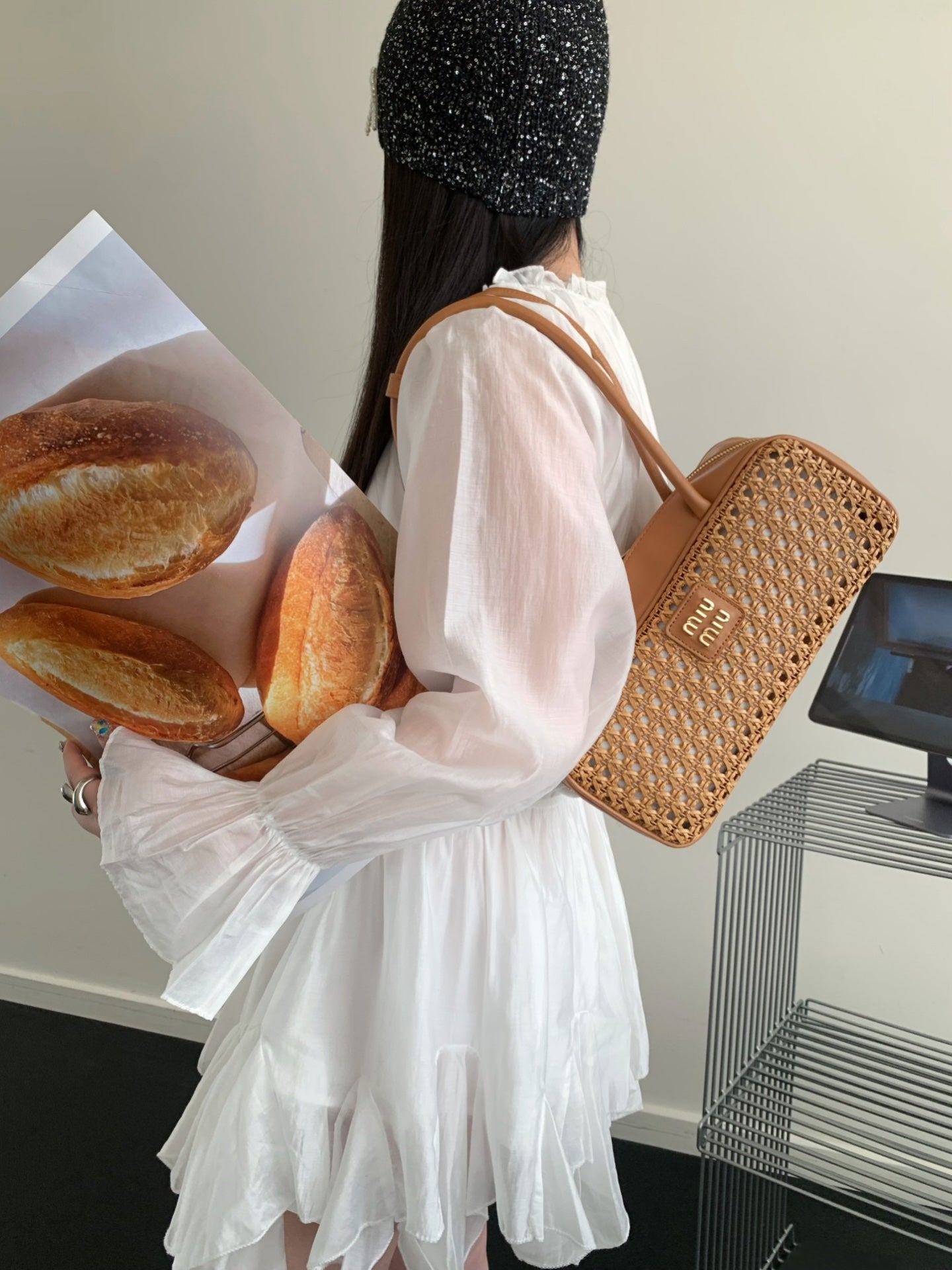 136PA51B Popular woven bag